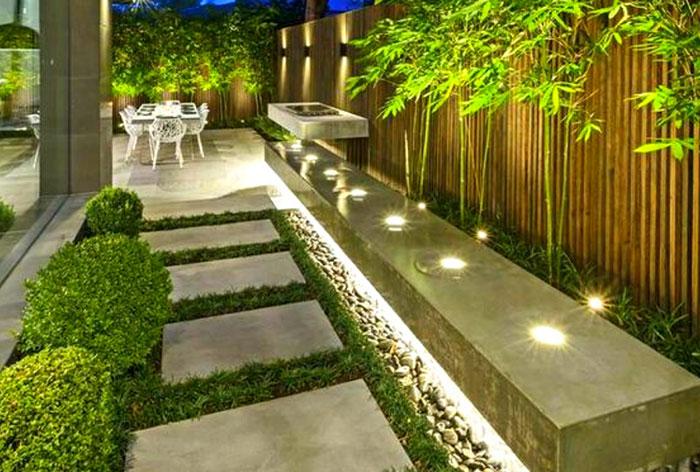1. Natural Grass enhanced with Tiles and Lighting