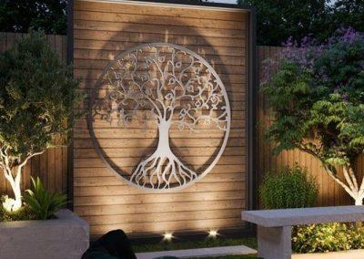 5. Outdoor Wall Art