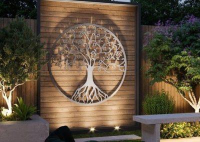 5. Outdoor Wall Art