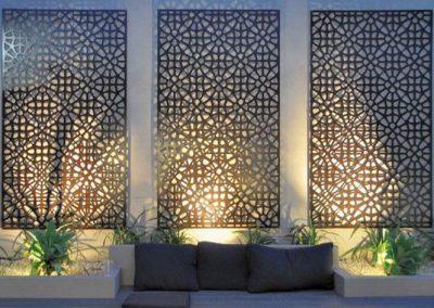 6. Outdoor Metal Wall Art