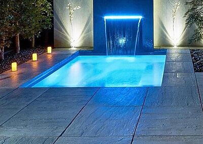 Single Blade Waterfall with LED light